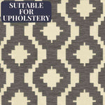 Load image into Gallery viewer, McAlister Textiles Arizona Geometric Charcoal Grey Fabric Fabrics 
