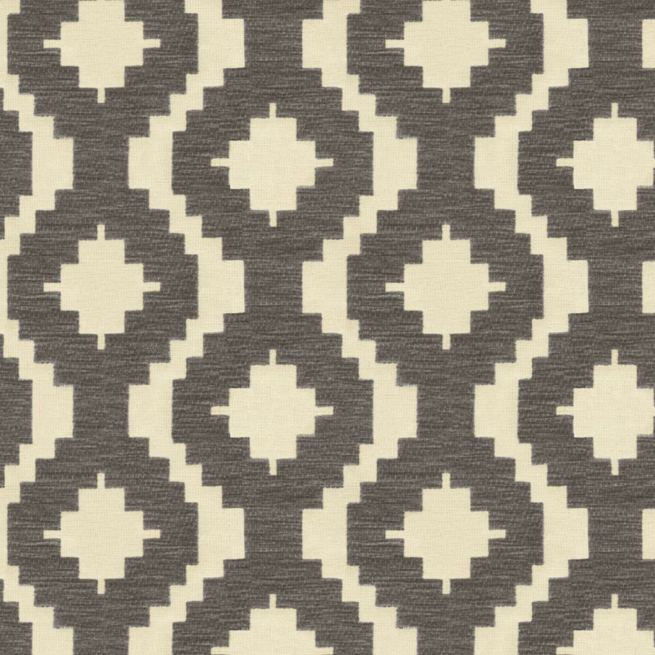 McAlister Textiles Arizona Geometric Charcoal Grey Fabric Fabrics 1 Metre 
