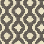Load image into Gallery viewer, McAlister Textiles Arizona Geometric Charcoal Grey Fabric Fabrics 1 Metre 
