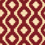 Load image into Gallery viewer, McAlister Textiles Arizona Geometric Red Fabric Fabrics 1 Metre 
