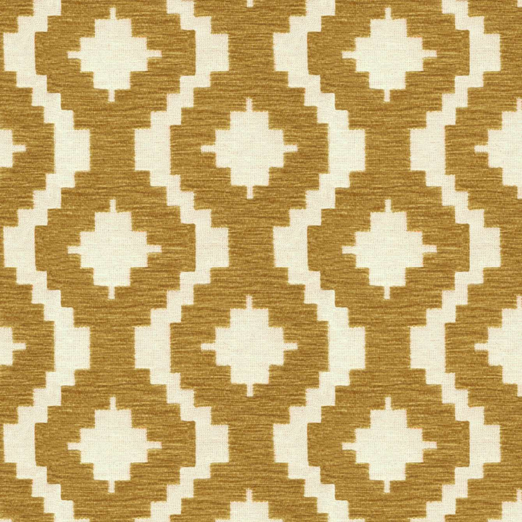 McAlister Textiles Arizona Geometric Yellow Fabric Fabrics 1 Metre 