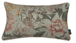 Load image into Gallery viewer, McAlister Textiles Blooma Green, Pink and Ochre Floral Pillow Pillow Cover Only 50cm x 30cm 
