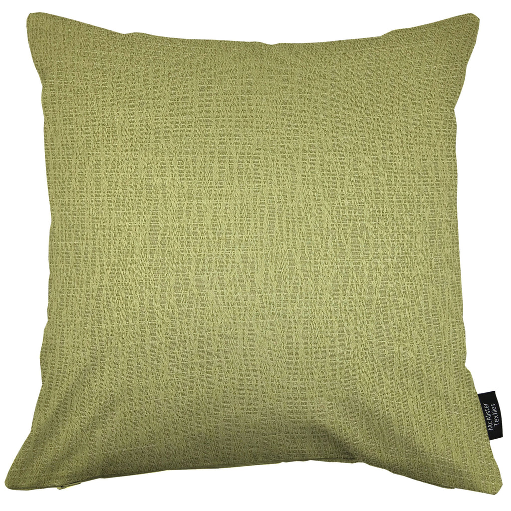 McAlister Textiles Linea Sage Green Plain Cushions Cushions and Covers Cover Only 43cm x 43cm 