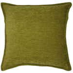 Load image into Gallery viewer, McAlister Textiles Plain Chenille Lime Green Cushion Cushions and Covers Polyester Filler 43cm x 43cm 
