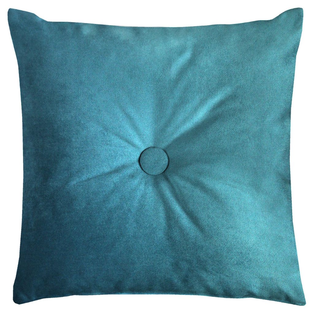 Teal velvet cushions deals