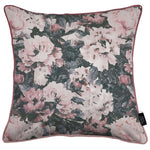 Load image into Gallery viewer, McAlister Textiles Camille Floral Velvet Cushion Cushions and Covers Cover Only 43cm x 43cm 
