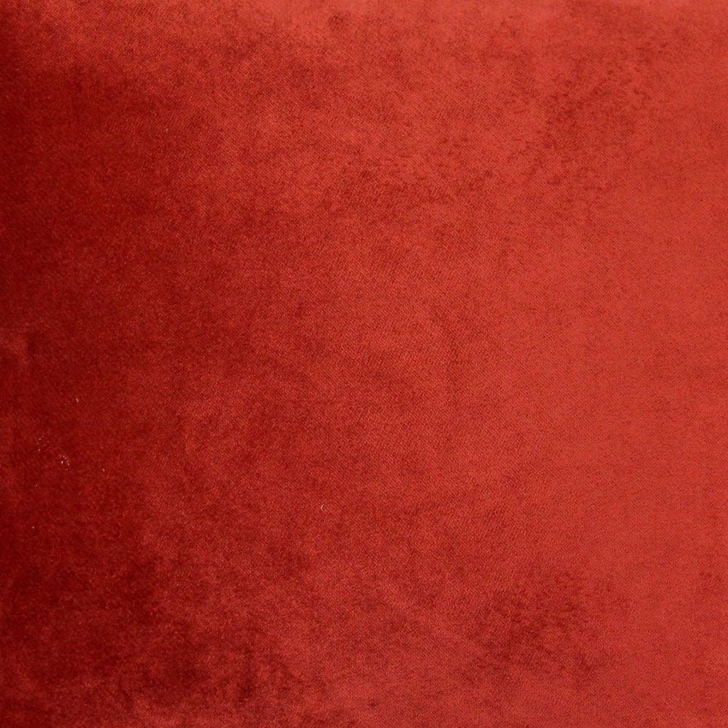 McAlister Textiles Matt Rust Red Orange Velvet Fabric Fabrics 1 Metre 
