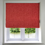 Load image into Gallery viewer, McAlister Textiles Eternity Red Roman Blinds Roman Blinds Standard Lining 130cm x 200cm 
