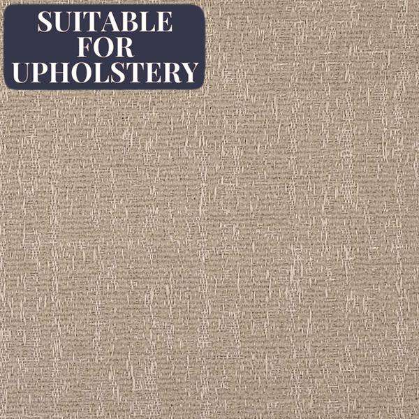 McAlister Textiles Eternity Taupe Chenille Fabric Fabrics 1/2 Metre 