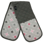Load image into Gallery viewer, McAlister Textiles Laila Pink Cotton Print Double Oven Mitts Kitchen Accessories 
