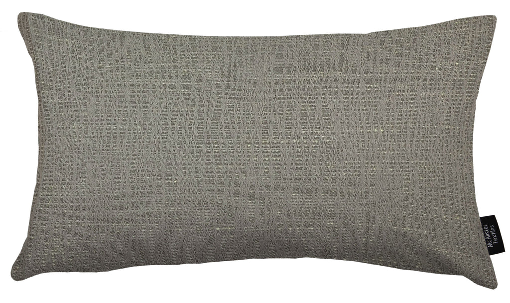 McAlister Textiles Linea Grey Plain Pillow Pillow Cover Only 50cm x 30cm 
