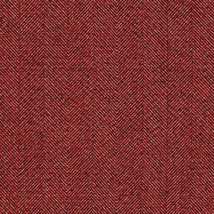McAlister Textiles Herringbone Red Fabric Fabrics 