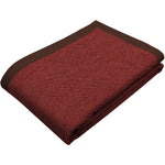 Load image into Gallery viewer, McAlister Textiles Herringbone Red Throws &amp; Runners Throws and Runners Bed Runner (50cm x 240cm) 
