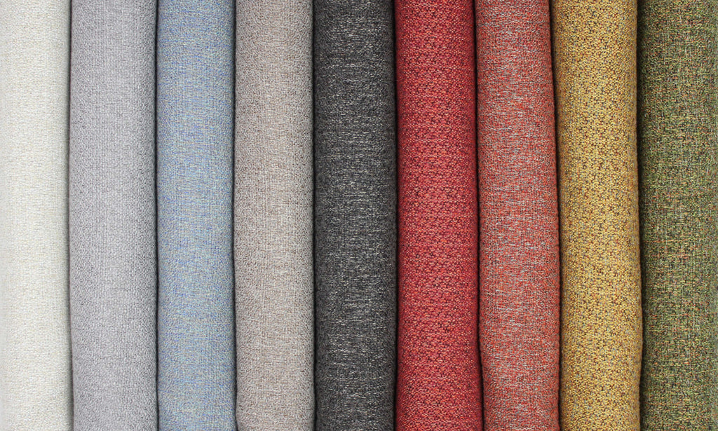 McAlister Textiles Highlands Rustic Plain Natural Fabric Fabrics 