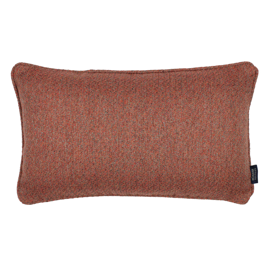 McAlister Textiles Highlands Terracotta Textured Plain Pillow Pillow Cover Only 50cm x 30cm 