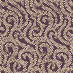 Load image into Gallery viewer, McAlister Textiles Little Leaf Aubergine Purple Fabric Fabrics 1 Metre 
