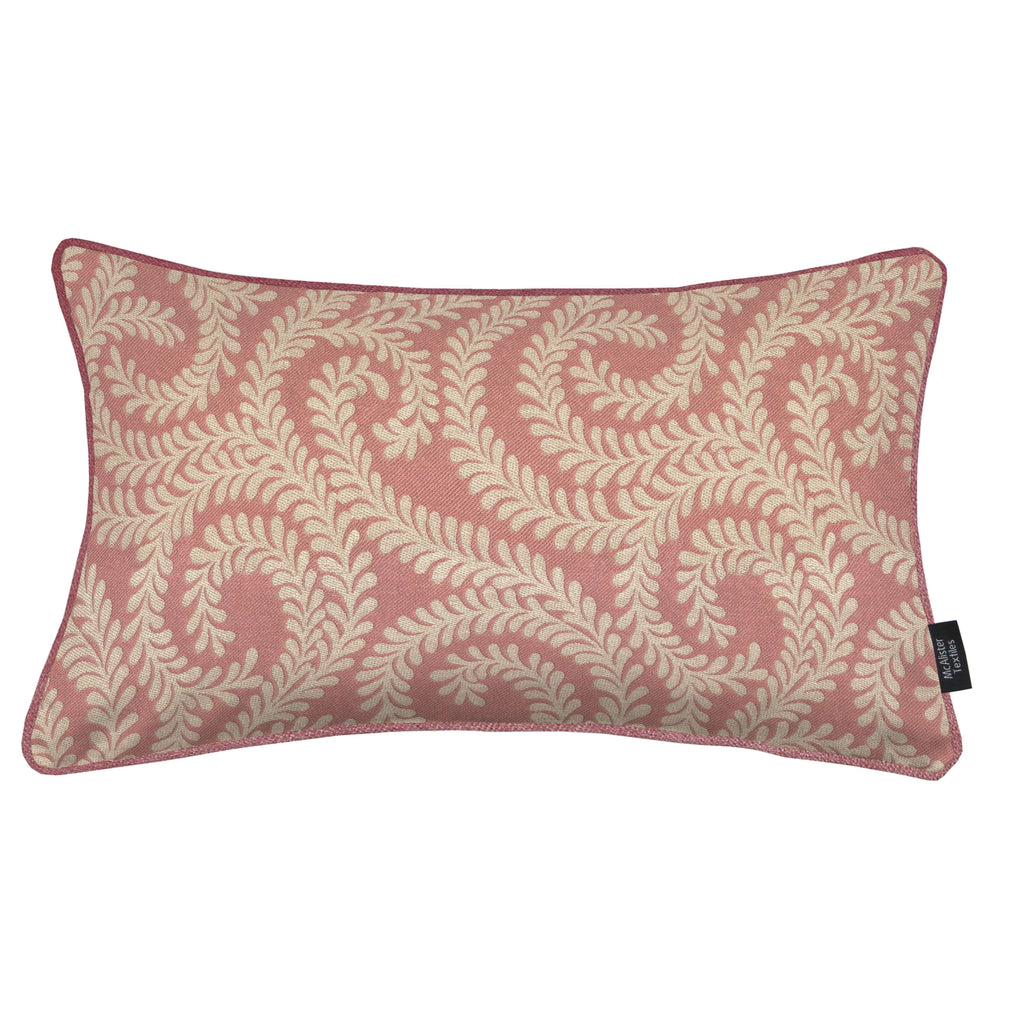McAlister Textiles Little Leaf Blush Pink Pillow Pillow Cover Only 50cm x 30cm 