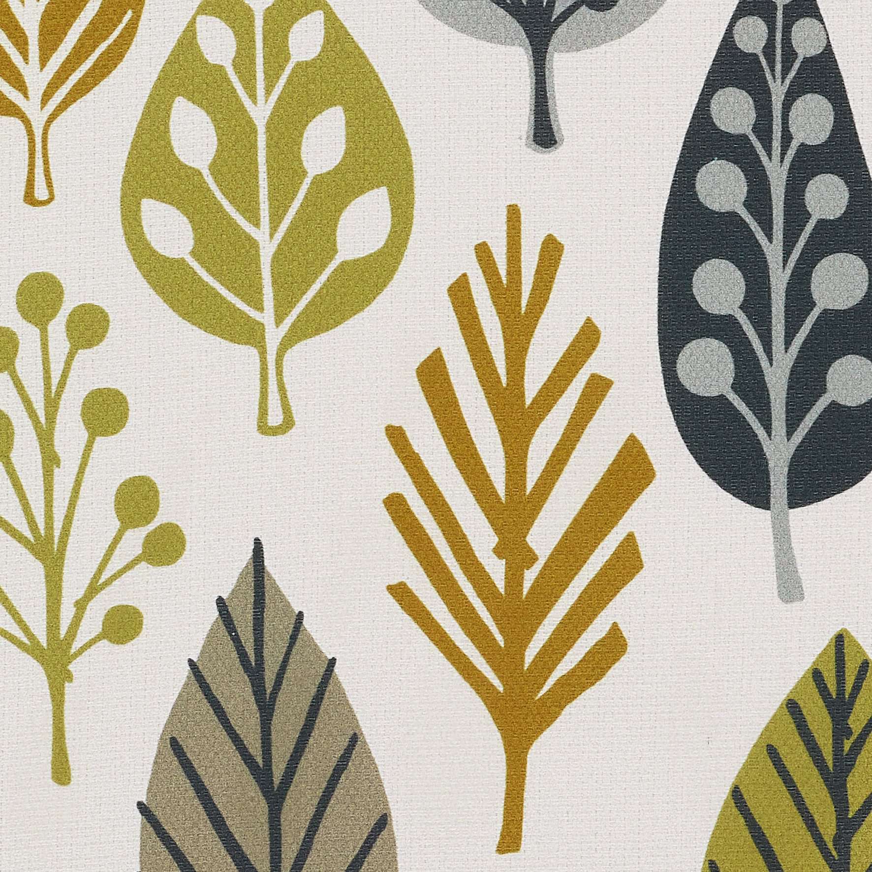 McAlister Textiles Magda Ochre Yellow and Grey FR Fabric Fabrics 