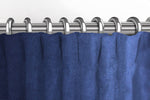 Load image into Gallery viewer, McAlister Textiles Matt Navy Blue Velvet Curtains Tailored Curtains 
