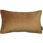 Load image into Gallery viewer, McAlister Textiles Matt Caramel Gold Velvet Pillow Pillow Cover Only 50cm x 30cm 

