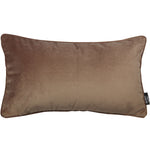 Load image into Gallery viewer, McAlister Textiles Matt Mocha Brown Velvet Pillow Pillow Cover Only 50cm x 30cm 
