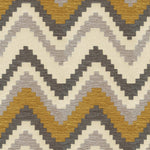 Load image into Gallery viewer, McAlister Textiles Navajo Yellow + Grey Striped Curtains Tailored Curtains 
