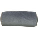 Load image into Gallery viewer, McAlister Textiles Deluxe Velvet Charcoal Grey Bolster Pillow 45cm x 20cm Bolster Cushion 
