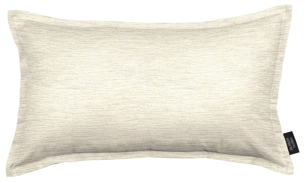 McAlister Textiles Plain Chenille Cream Pillow Pillow 