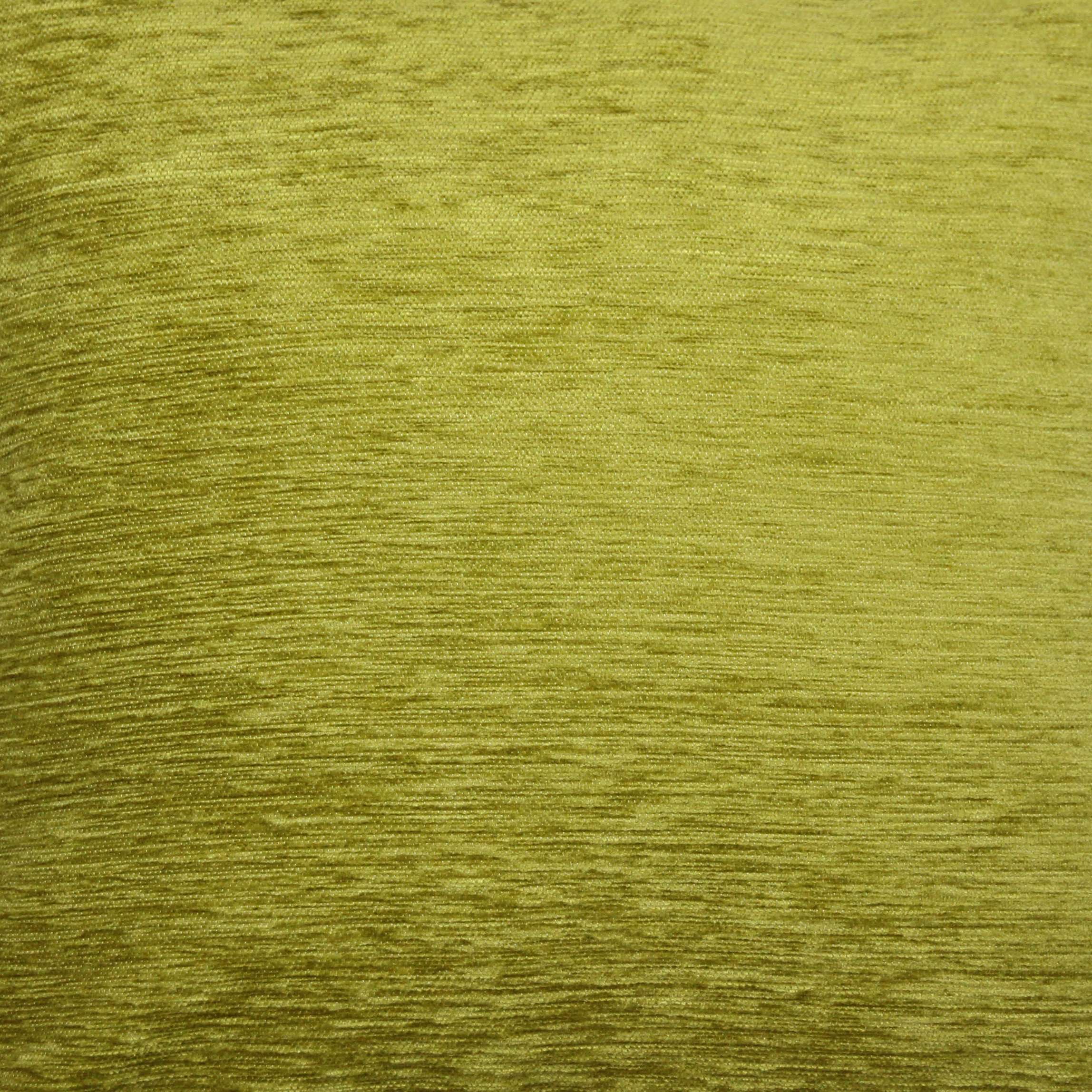 McAlister Textiles Plain Chenille Lime Green Fabric Fabrics 1 Metre 
