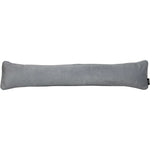 Load image into Gallery viewer, McAlister Textiles Matt Dove Grey Velvet Draught Excluder Draught Excluders 18 x 80cm 

