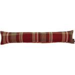 Load image into Gallery viewer, McAlister Textiles Heritage Red + White Tartan Draught Excluder Draught Excluders 18cm x 80cm 
