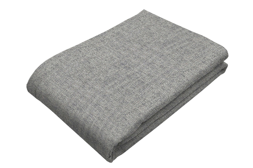 McAlister Textiles Rhumba Charcoal Grey Textured Throws & Runners Throws and Runners Regular (130cm x 200cm) 