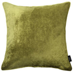 Load image into Gallery viewer, McAlister Textiles Lime Green Crushed Velvet Cushions Cushions and Covers Cover Only 43cm x 43cm 
