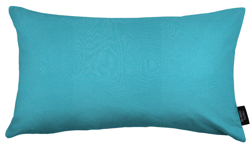 McAlister Textiles Sorrento Aqua Blue Outdoor Pillows Pillow Cover Only 50cm x 30cm 