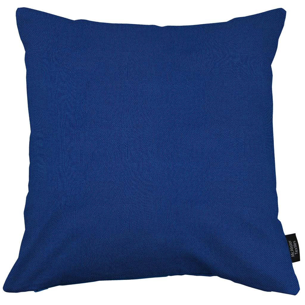 McAlister Textiles Sorrento Cobalt Blue Outdoor Cushions Cushions and Covers Cover Only 43cm x 43cm 