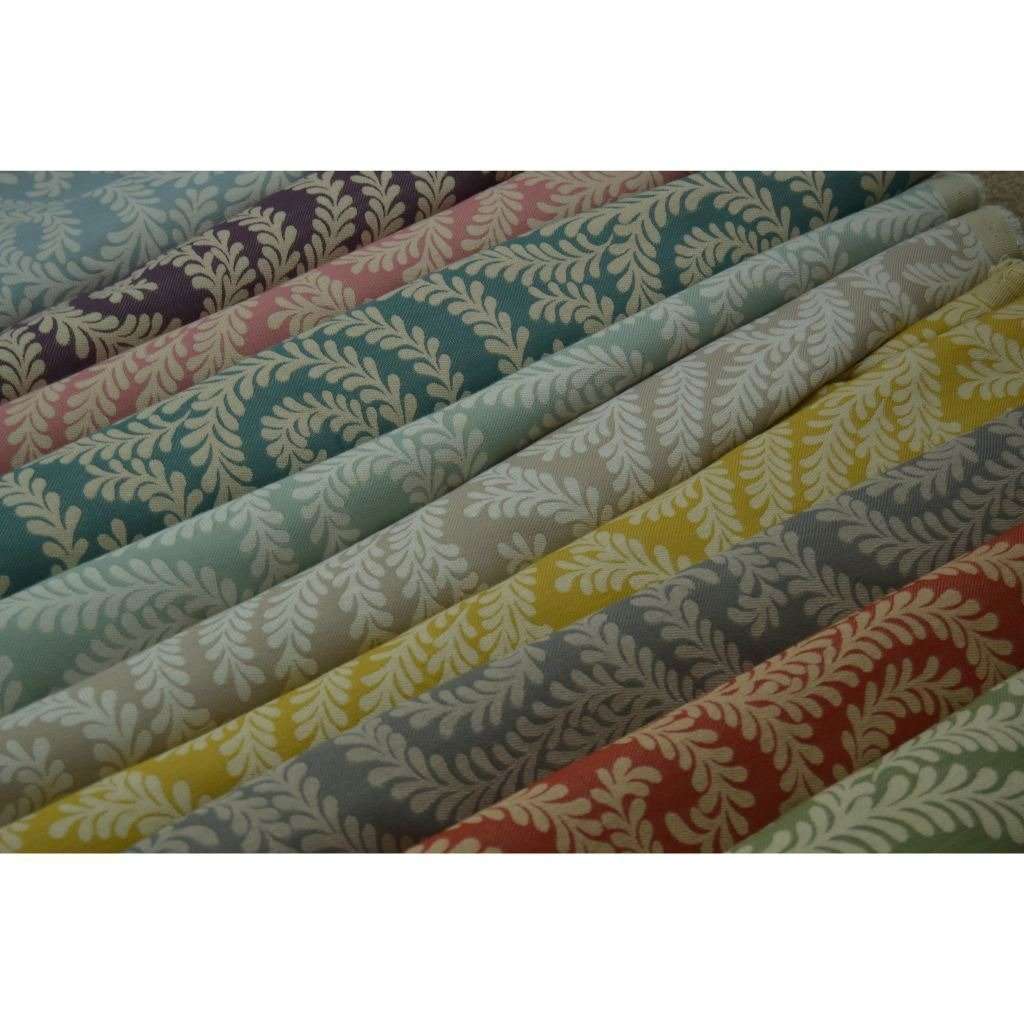 McAlister Textiles Little Leaf Teal Fabric Fabrics 