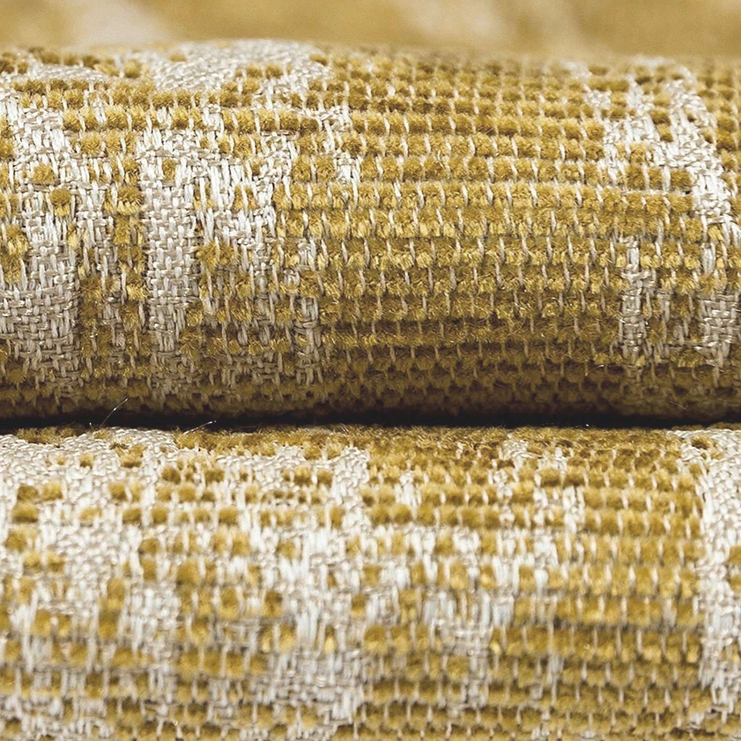 McAlister Textiles Textured Chenille Mustard Yellow Fabric Fabrics 