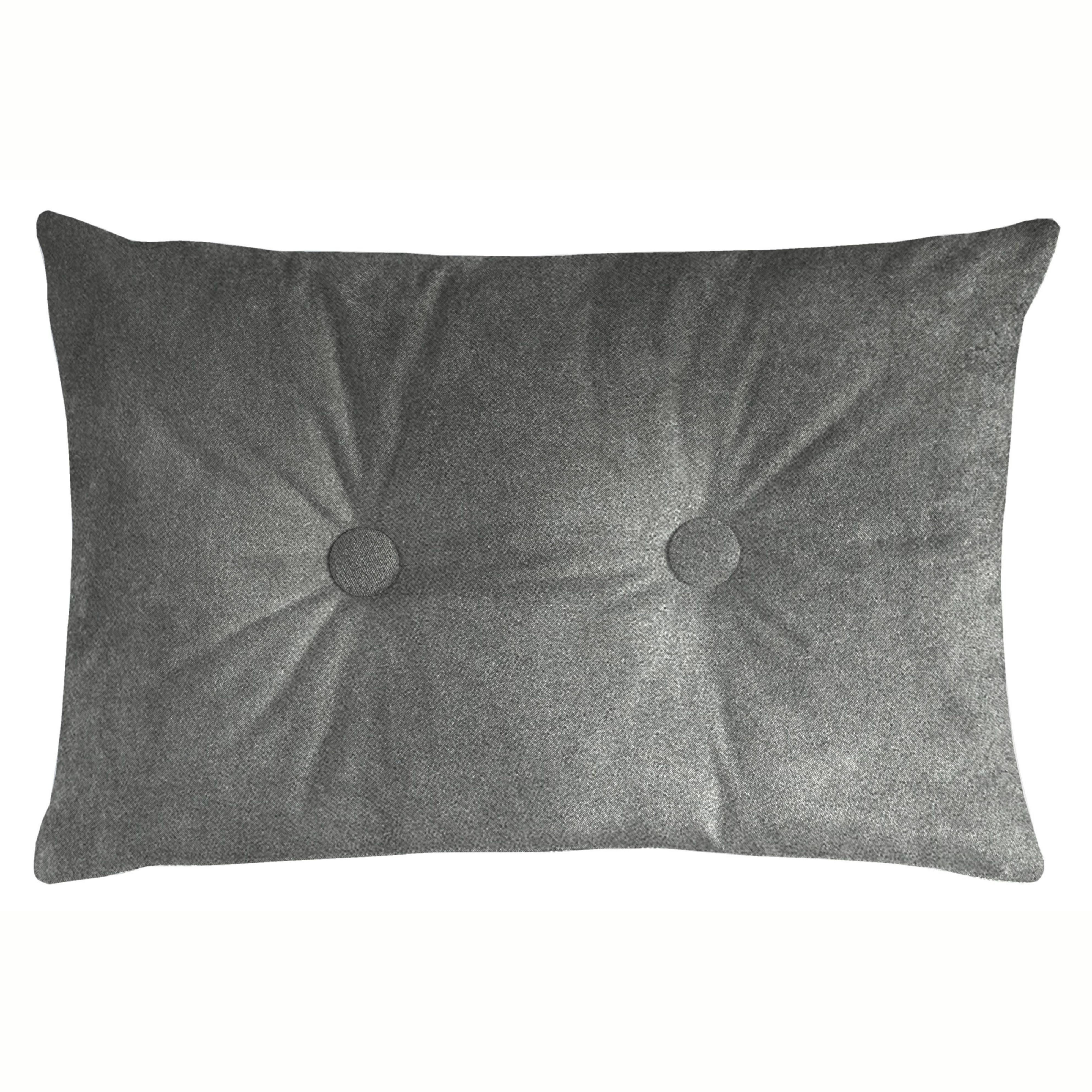 Silver velvet throw sales pillow