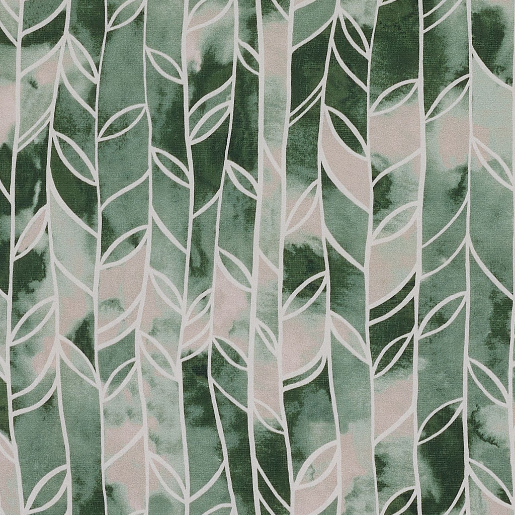 McAlister Textiles Luca Forest Green Inherently FR Fabric Fabrics 1 Metre 