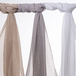 Load image into Gallery viewer, McAlister Textiles Infinity Natural Wide Width Voile Curtain Fabric Fabrics 

