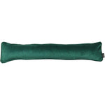 Load image into Gallery viewer, McAlister Textiles Matt Emerald Green Velvet Draught Excluder Draught Excluders 18 x 80cm 
