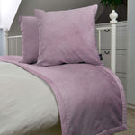 Load image into Gallery viewer, McAlister Textiles Matt Lilac Purple Velvet Bedding Set Bedding Set 
