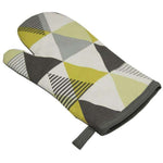 Load image into Gallery viewer, McAlister Textiles Vita Yellow Cotton Print Single Oven Mitt Kitchen Accessories 
