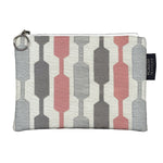 Load image into Gallery viewer, McAlister Textiles Lotta Pink + Grey Makeup Bag Clutch Bag 
