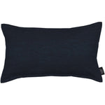 Load image into Gallery viewer, McAlister Textiles Plain Chenille Navy Blue Pillow Pillow Cover Only 50cm x 30cm 
