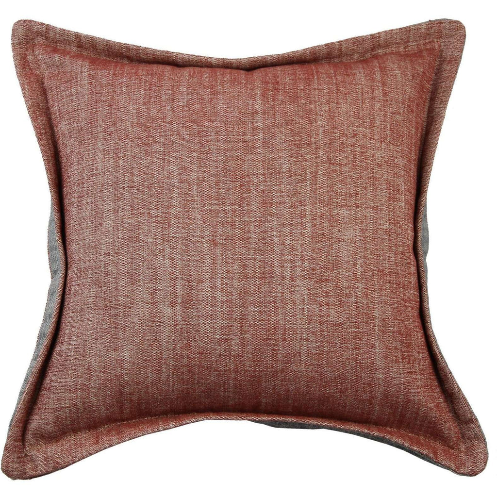 McAlister Textiles Rhumba Accent Burnt Orange + Grey Cushion Cushions and Covers Cover Only 43cm x 43cm 