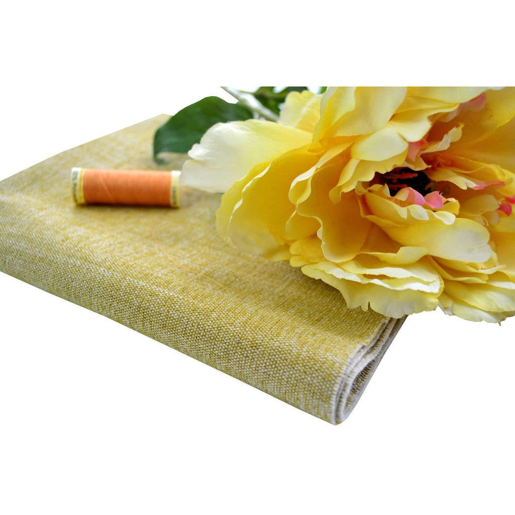 McAlister Textiles Rhumba Ochre Yellow Fabric Fabrics 