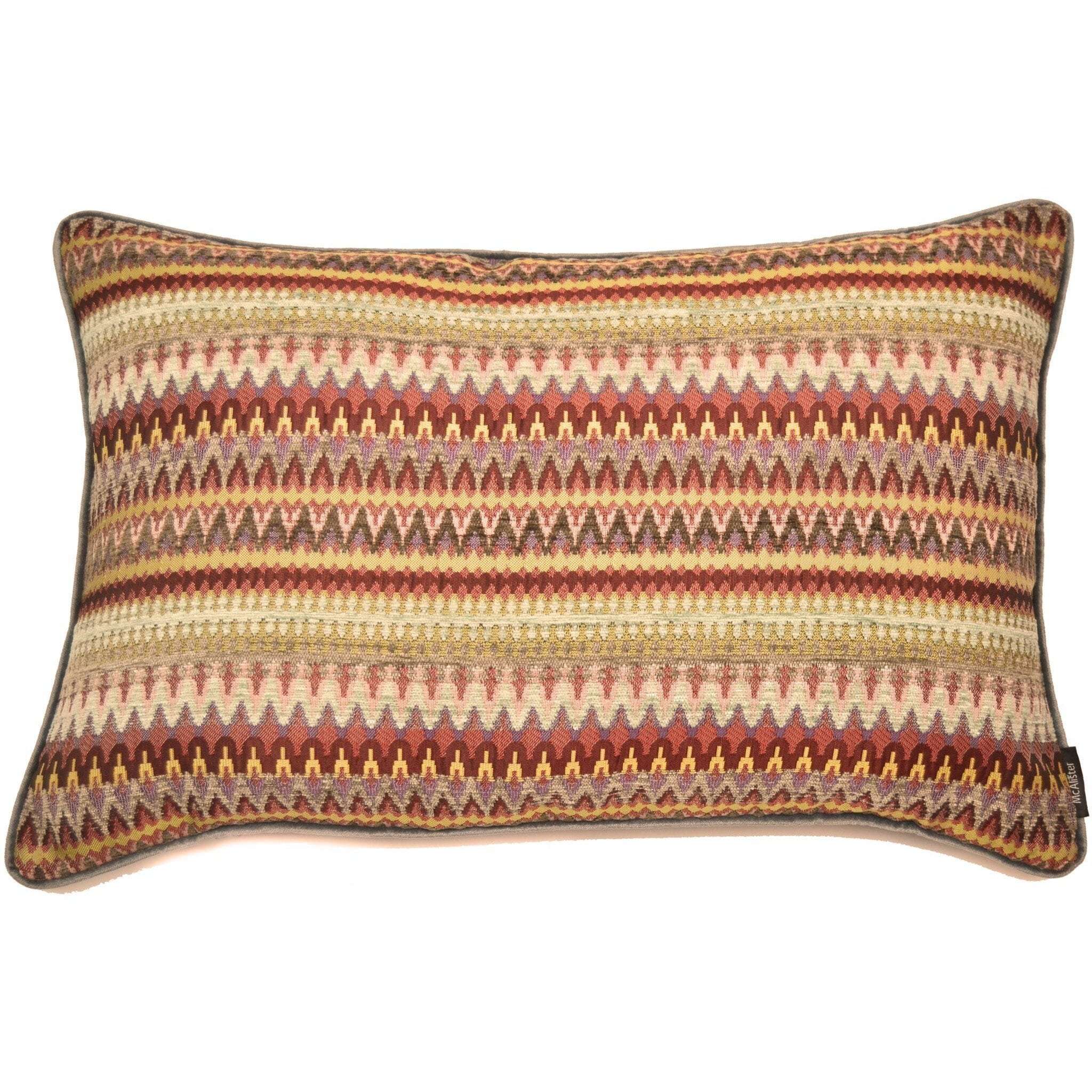McAlister Textiles Curitiba Aztec Red + Purple Pillow Pillow Cover Only 50cm x 30cm 