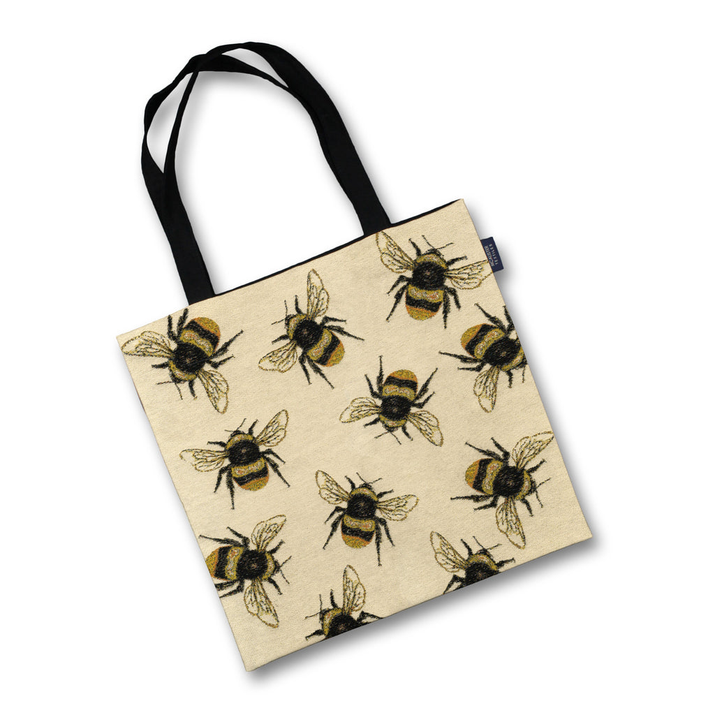 McAlister Textiles Bumble Bees Tapestry Tote Bag Tote Bag 