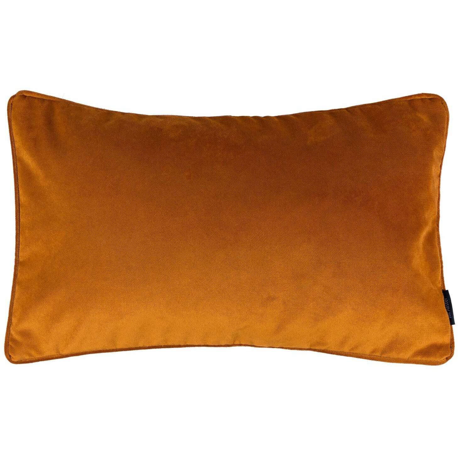 Matt Velvet Boudoir Cushion Plain Burnt Orange Mcalister
